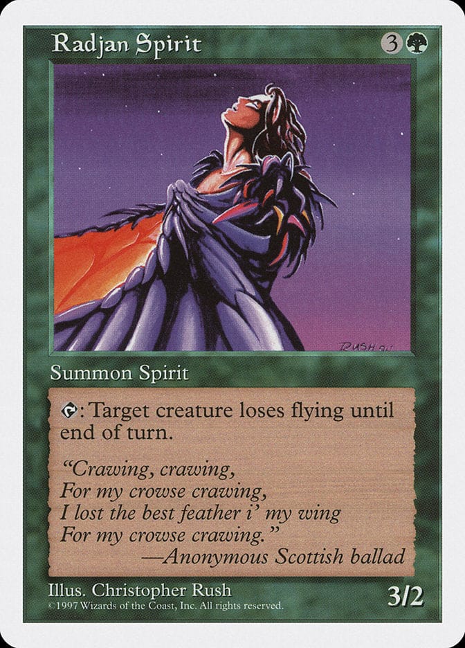 Radjan Spirit [Fifth Edition] Magic: The Gathering