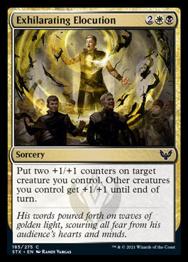Exhilarating Elocution [Strixhaven: School of Mages] Magic: The Gathering
