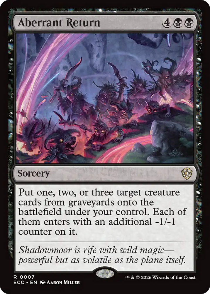 Aberrant Return [Lorwyn Eclipsed Commander] Magic: The Gathering