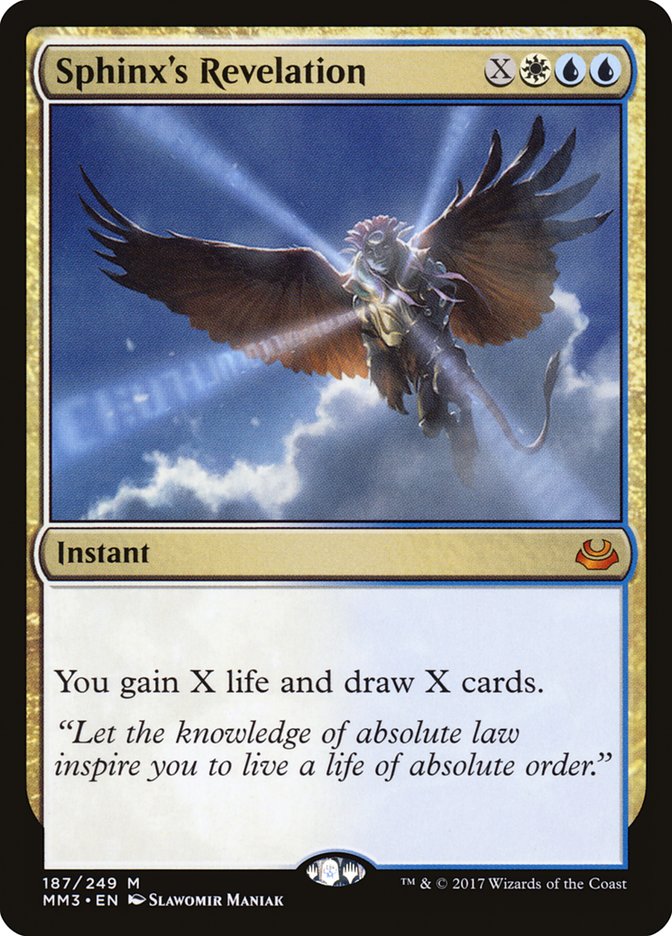 Sphinx's Revelation [Modern Masters 2017] Magic: The Gathering