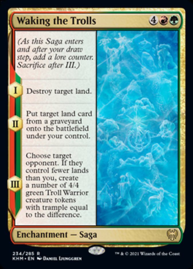 Waking the Trolls [Kaldheim] Magic: The Gathering
