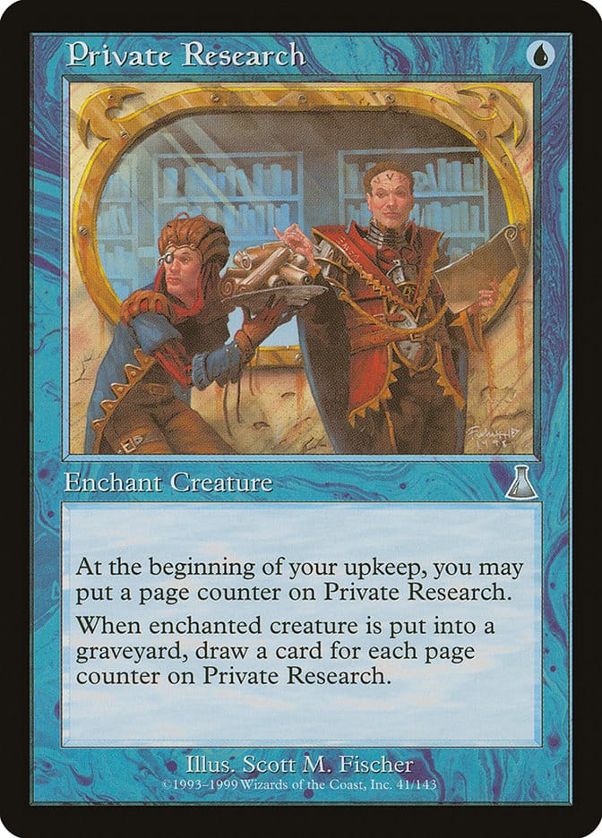 Private Research [Urza's Destiny] Magic: The Gathering