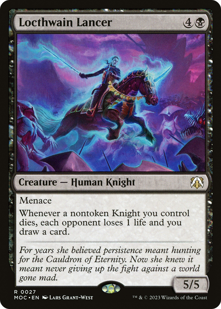 Locthwain Lancer [March of the Machine Commander] Magic: The Gathering
