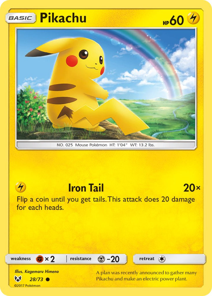 Pikachu (28/73) (Water Web Holo) [Miscellaneous Cards] Pokémon