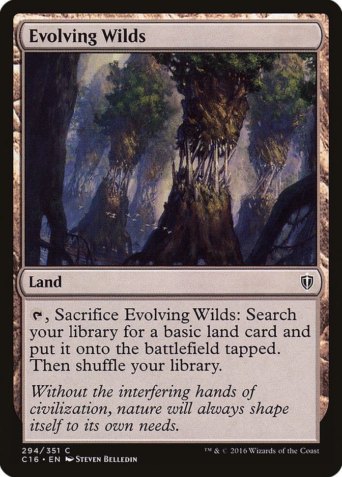 Evolving Wilds [Commander 2016] Magic: The Gathering