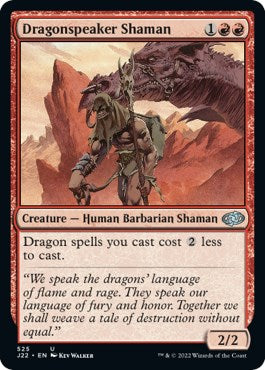 Dragonspeaker Shaman [Jumpstart 2022] Magic: The Gathering