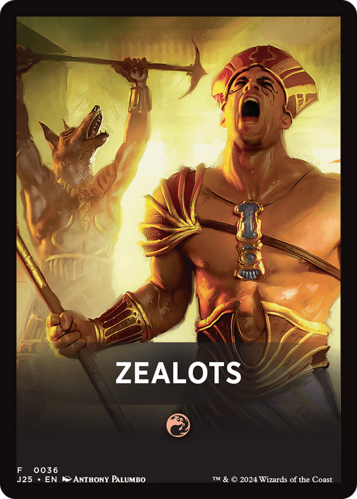 Zealots Theme Card [Foundations Jumpstart Front Cards] Magic: The Gathering