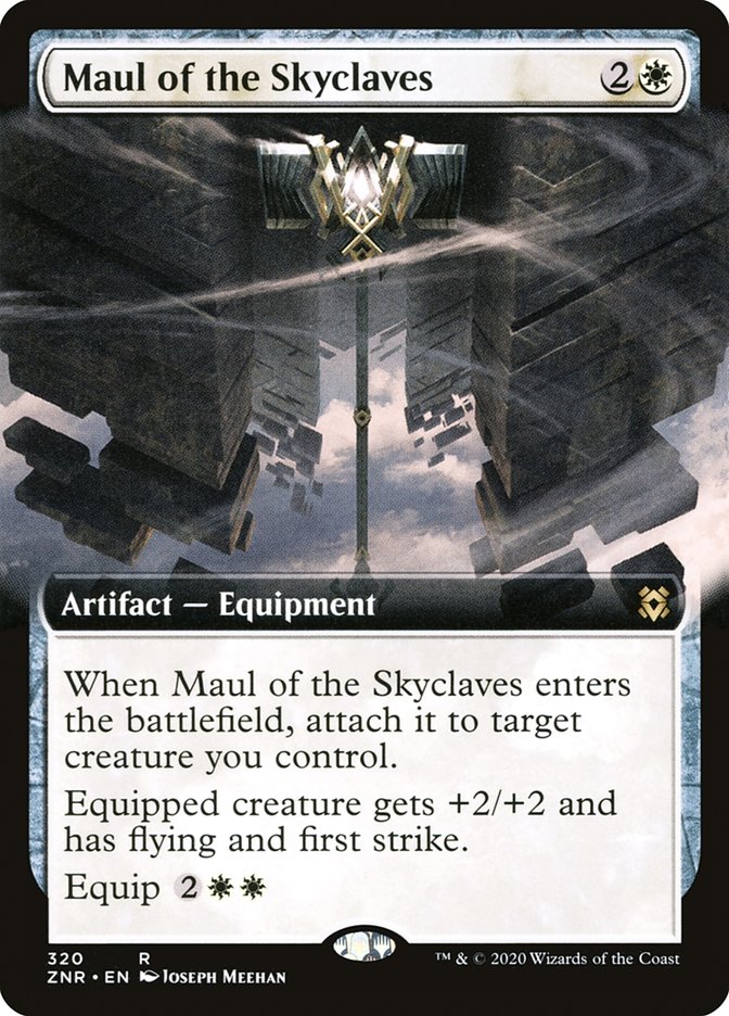 Maul of the Skyclaves (Extended Art) [Zendikar Rising] Magic: The Gathering