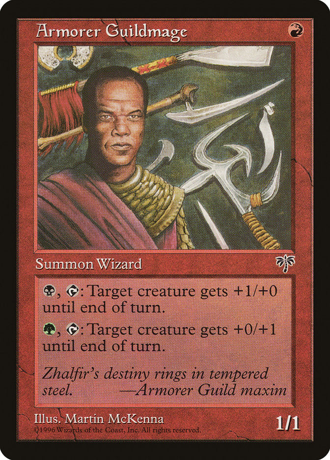 Armorer Guildmage [Mirage] Magic: The Gathering