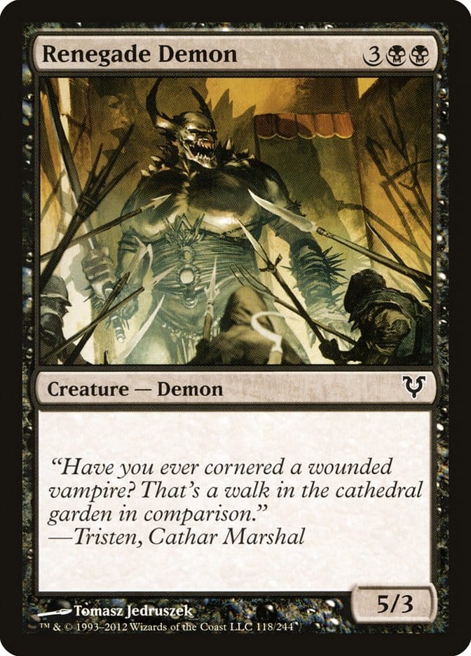 Renegade Demon [Avacyn Restored] Magic: The Gathering