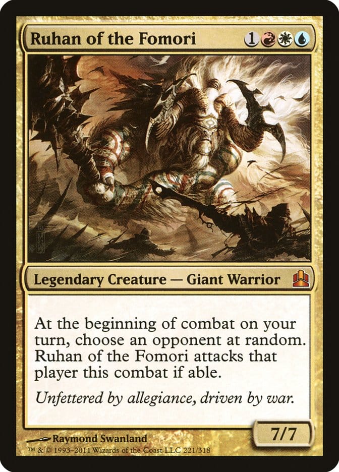 Ruhan of the Fomori [Commander 2011] Magic: The Gathering