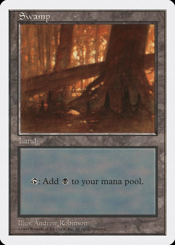Swamp (440) [Fifth Edition] Magic: The Gathering