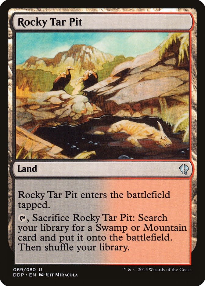 Rocky Tar Pit [Duel Decks: Zendikar vs. Eldrazi] Magic: The Gathering