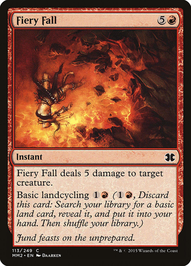 Fiery Fall [Modern Masters 2015] Magic: The Gathering