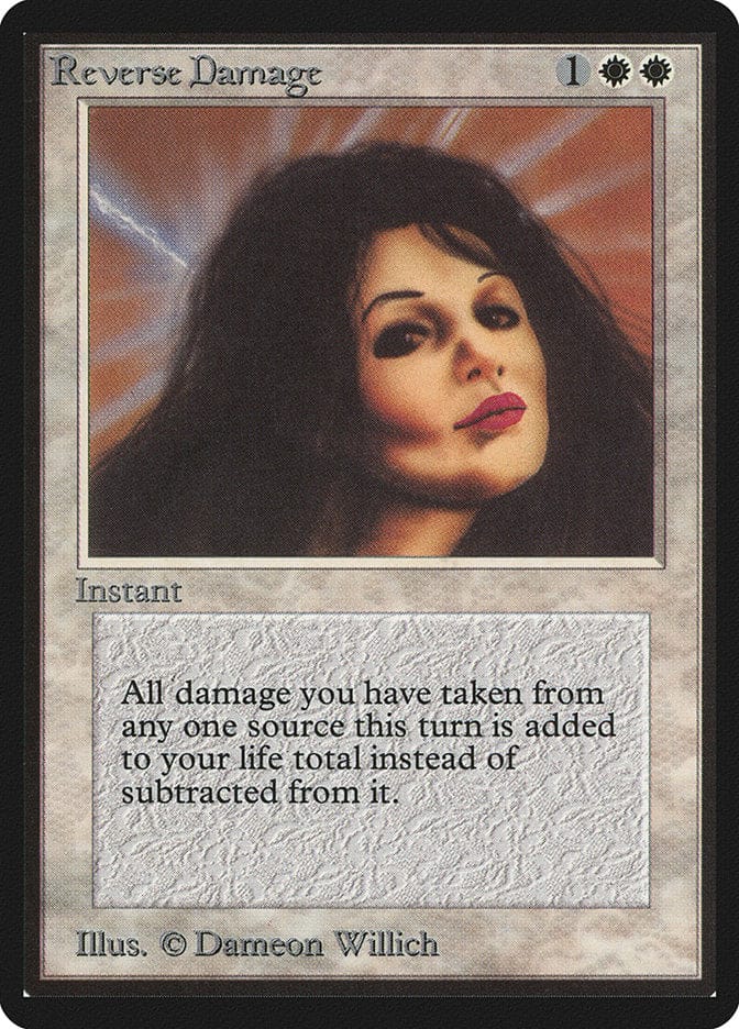 Reverse Damage [Beta Edition] Magic: The Gathering