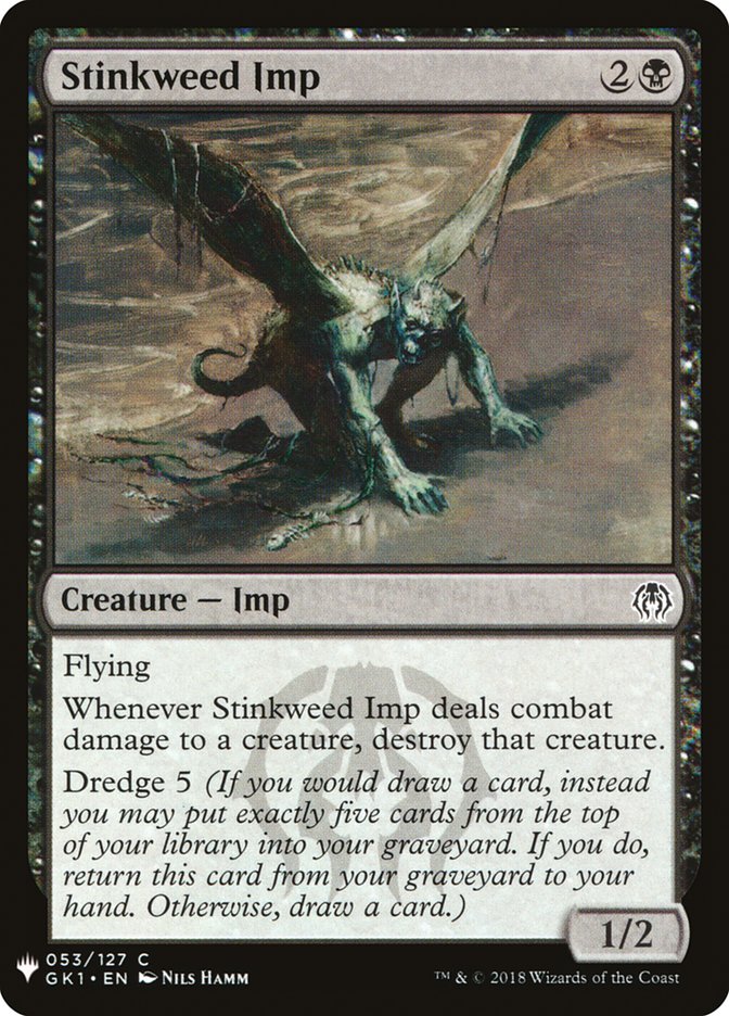 Stinkweed Imp [Mystery Booster] Magic: The Gathering