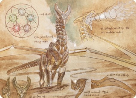 Ramos, Dragon Engine Art Card [The Brothers' War Art Series] Magic: The Gathering