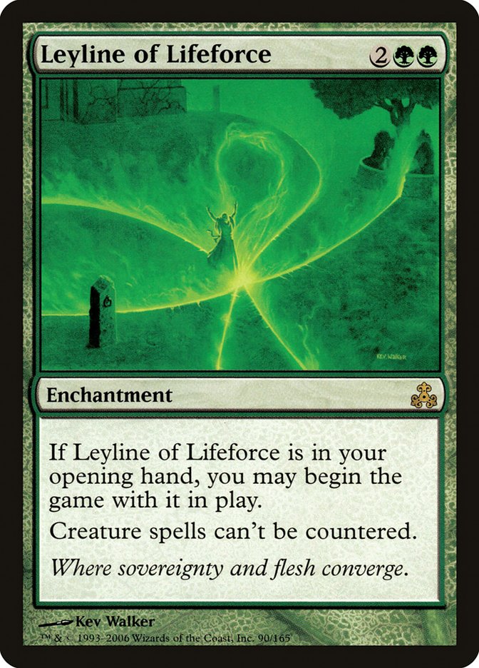 Leyline of Lifeforce [Guildpact] Magic: The Gathering