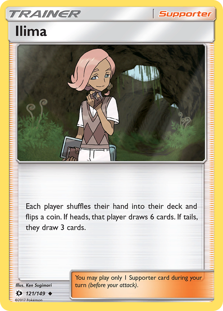 Ilima (121/149) [Sun & Moon: Base Set] Pokémon
