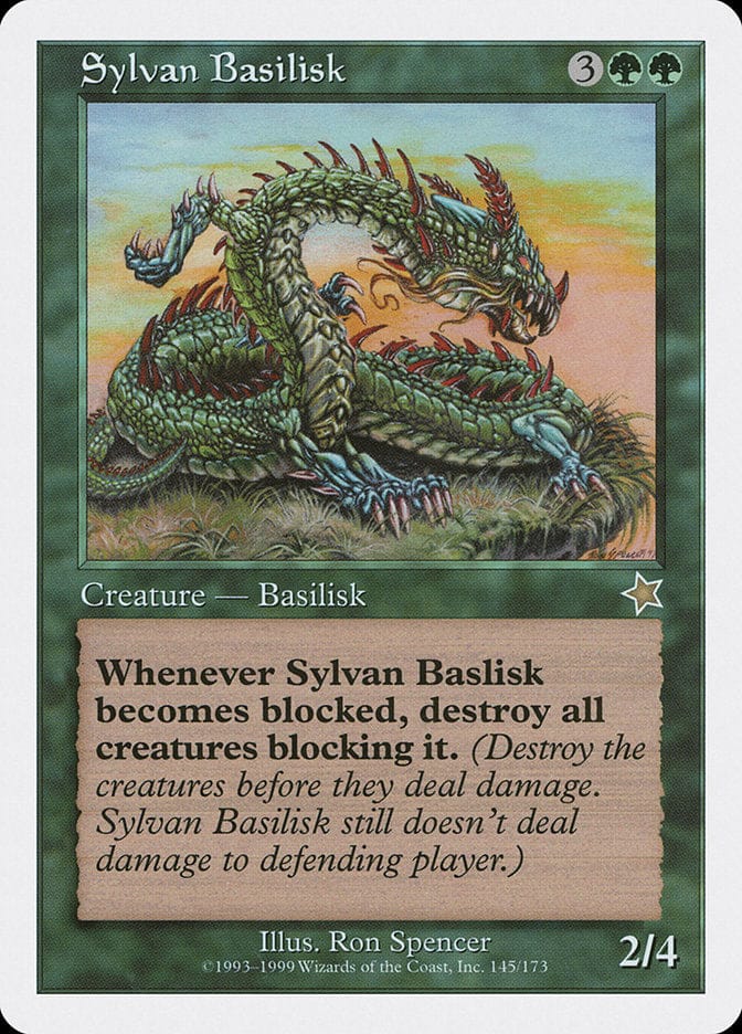 Sylvan Basilisk [Starter 1999] Magic: The Gathering