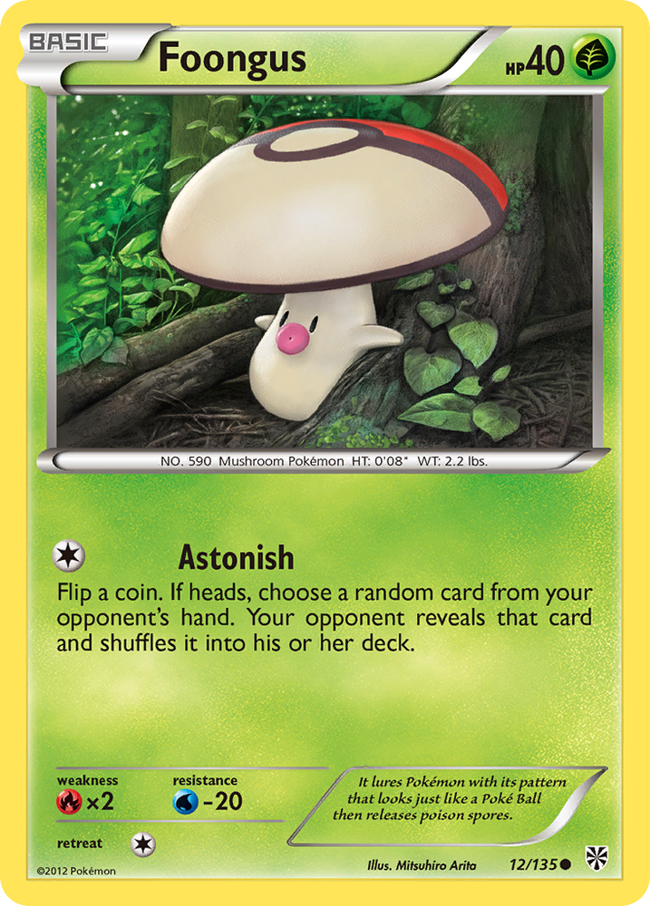 Foongus (12/135) [Black & White: Plasma Storm] Pokémon