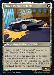 Prowl, Stoic Strategist // Prowl, Pursuit Vehicle [Transformers] Magic: The Gathering