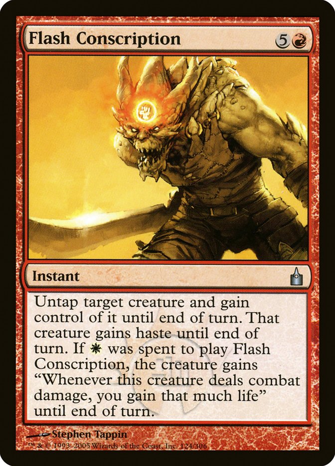 Flash Conscription [Ravnica: City of Guilds] Magic: The Gathering