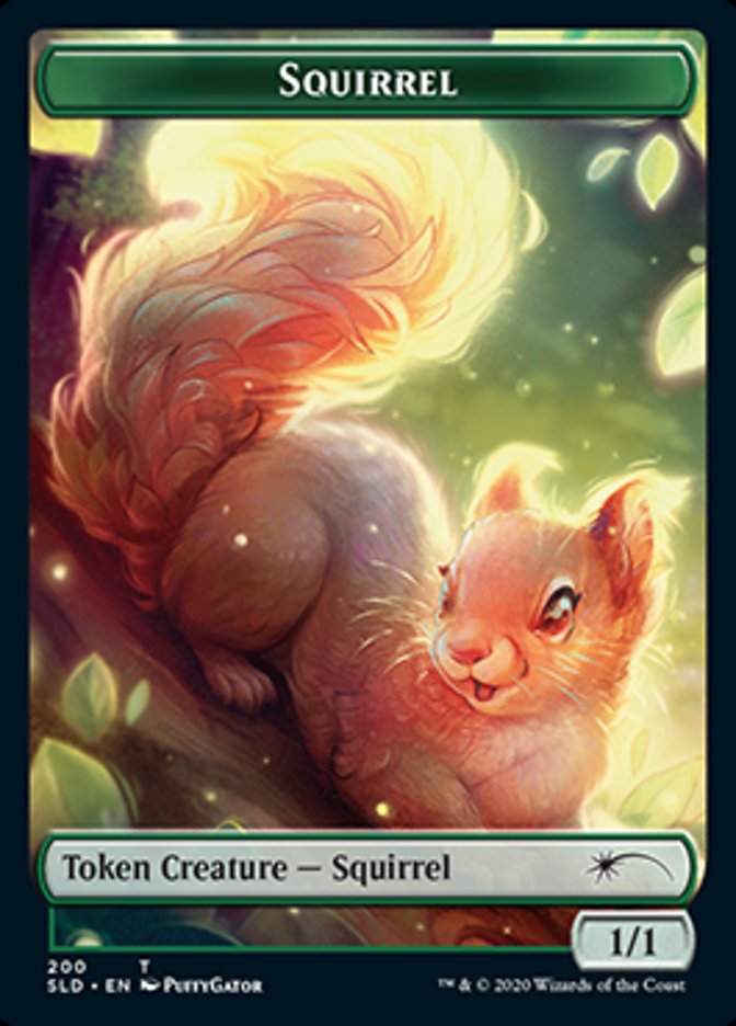 Squirrel Token [Secret Lair Drop Series] Magic: The Gathering