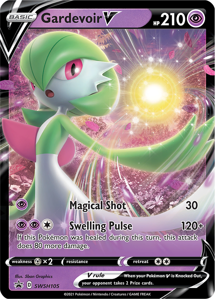 Gardevoir V (SWSH105) [Sword & Shield: Black Star Promos] Pokémon