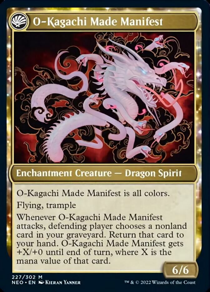 The Kami War // O-Kagachi Made Manifest [Kamigawa: Neon Dynasty] Magic: The Gathering