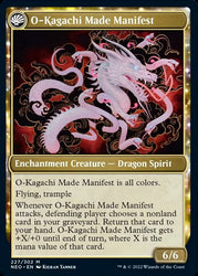 The Kami War // O-Kagachi Made Manifest [Kamigawa: Neon Dynasty] Magic: The Gathering