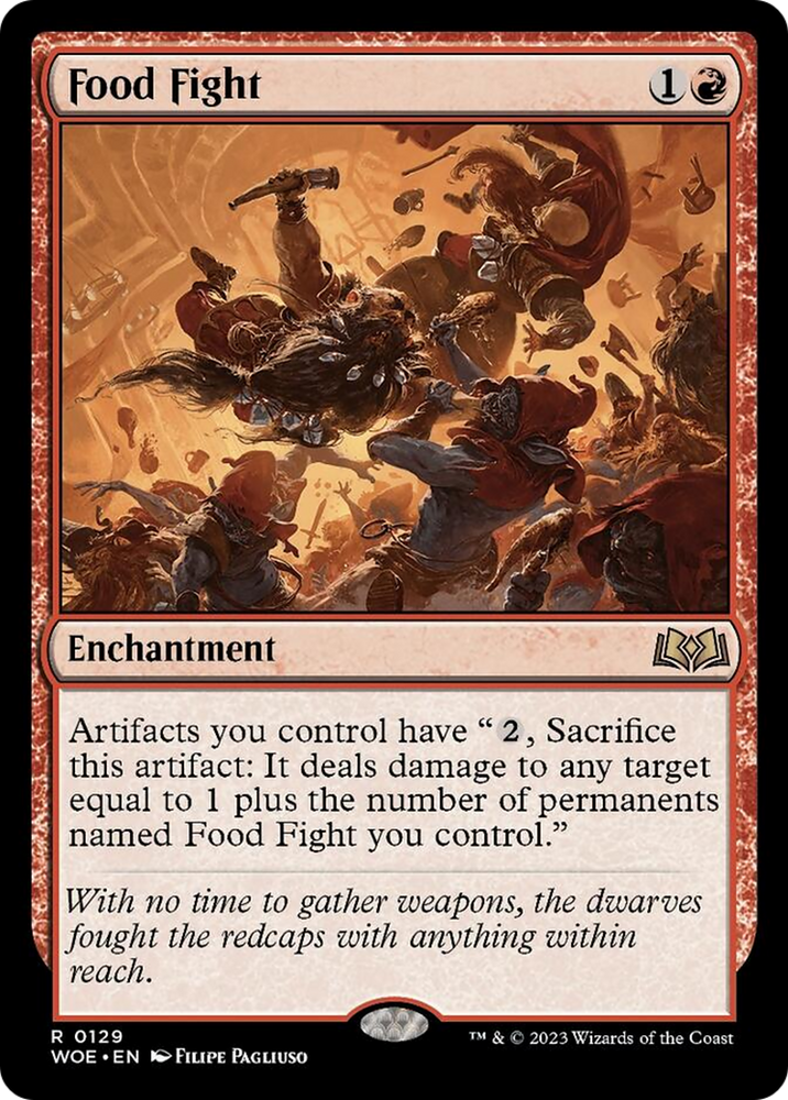 Food Fight [Wilds of Eldraine] Magic: The Gathering