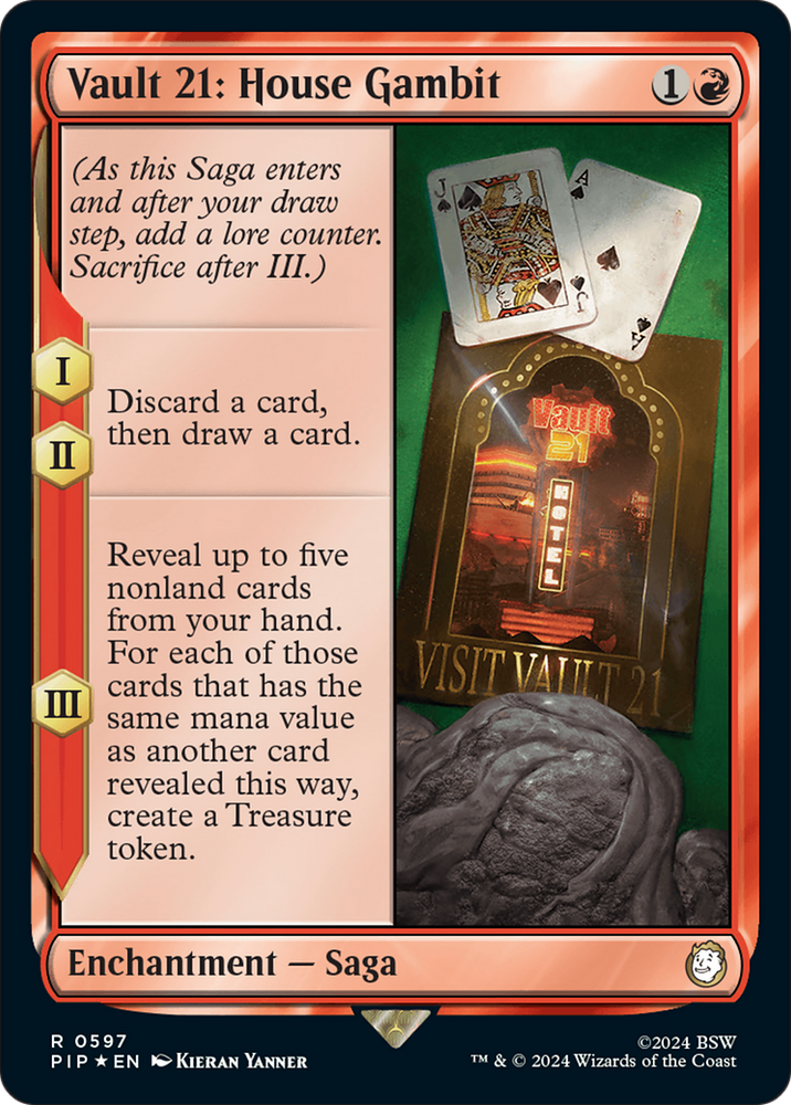 Vault 21: House Gambit (Surge Foil) [Fallout] Magic: The Gathering
