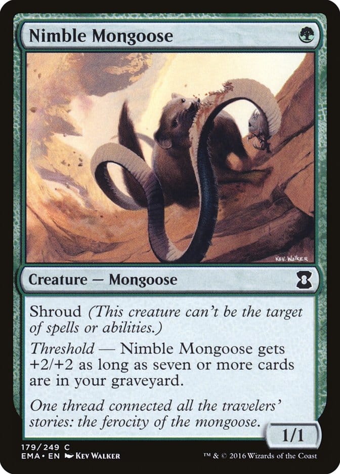 Nimble Mongoose [Eternal Masters] Magic: The Gathering