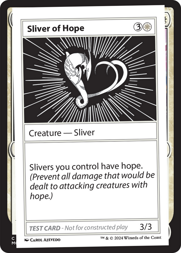 Sliver of Hope [Mystery Booster 2 Playtest Cards] Magic: The Gathering