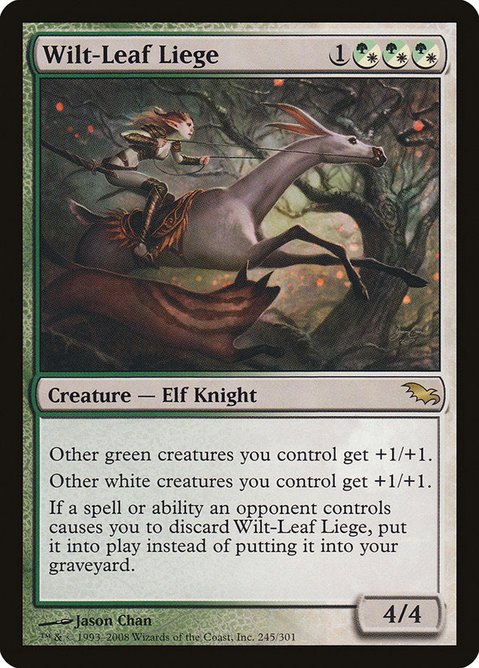 Wilt-Leaf Liege [Shadowmoor] Magic: The Gathering
