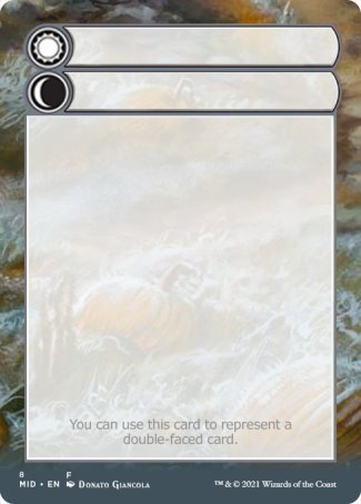 Helper Card (8/9) [Innistrad: Midnight Hunt Tokens] Magic: The Gathering