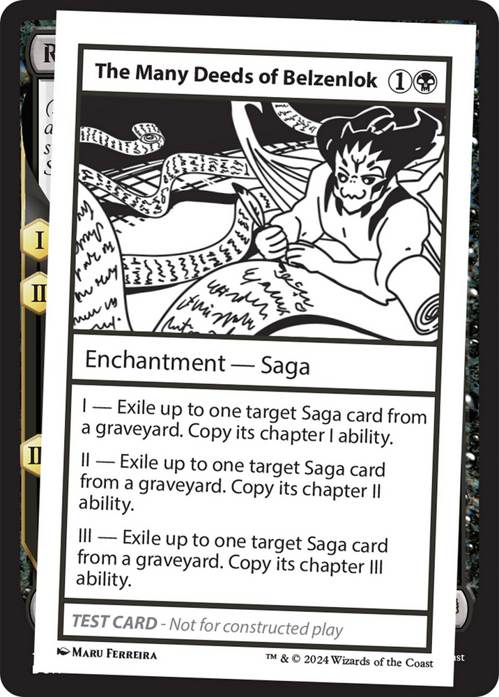 The Many Deeds of Belzenlok [Mystery Booster 2 Playtest Cards] Magic: The Gathering