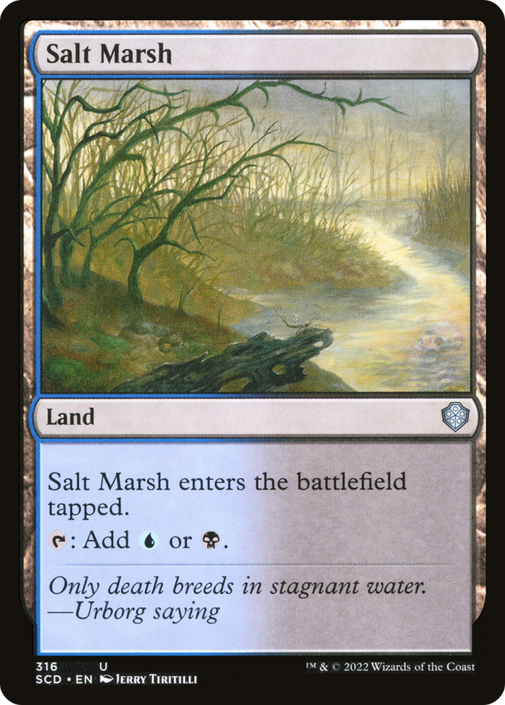 Salt Marsh [Starter Commander Decks] Magic: The Gathering