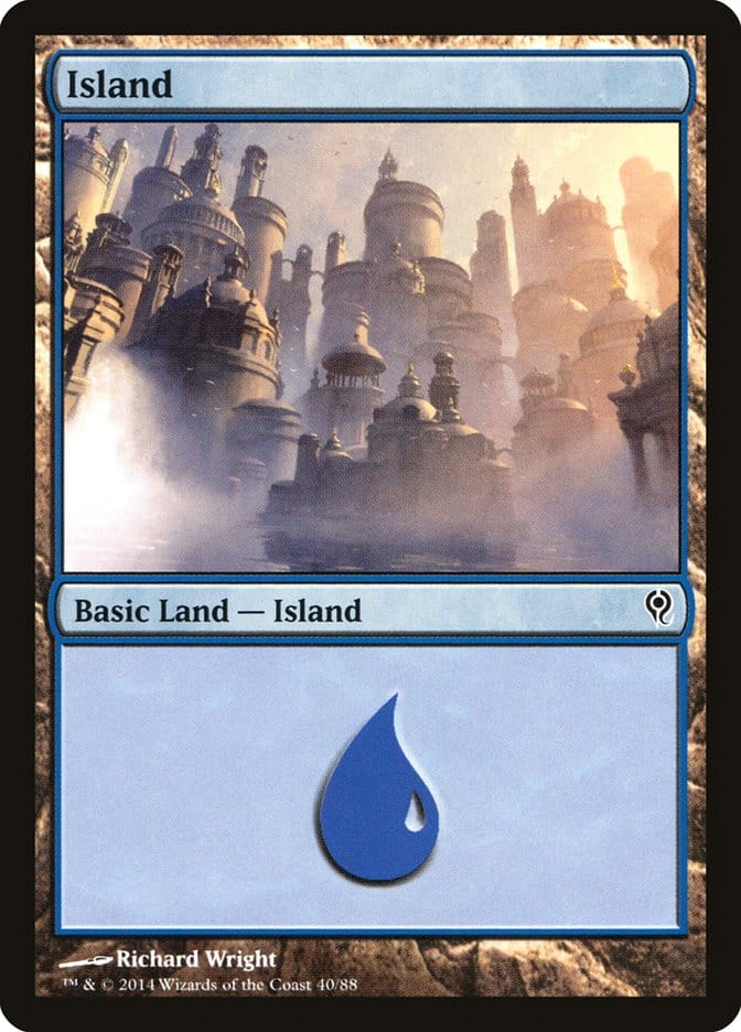 Island (40) [Duel Decks: Jace vs. Vraska] Magic: The Gathering