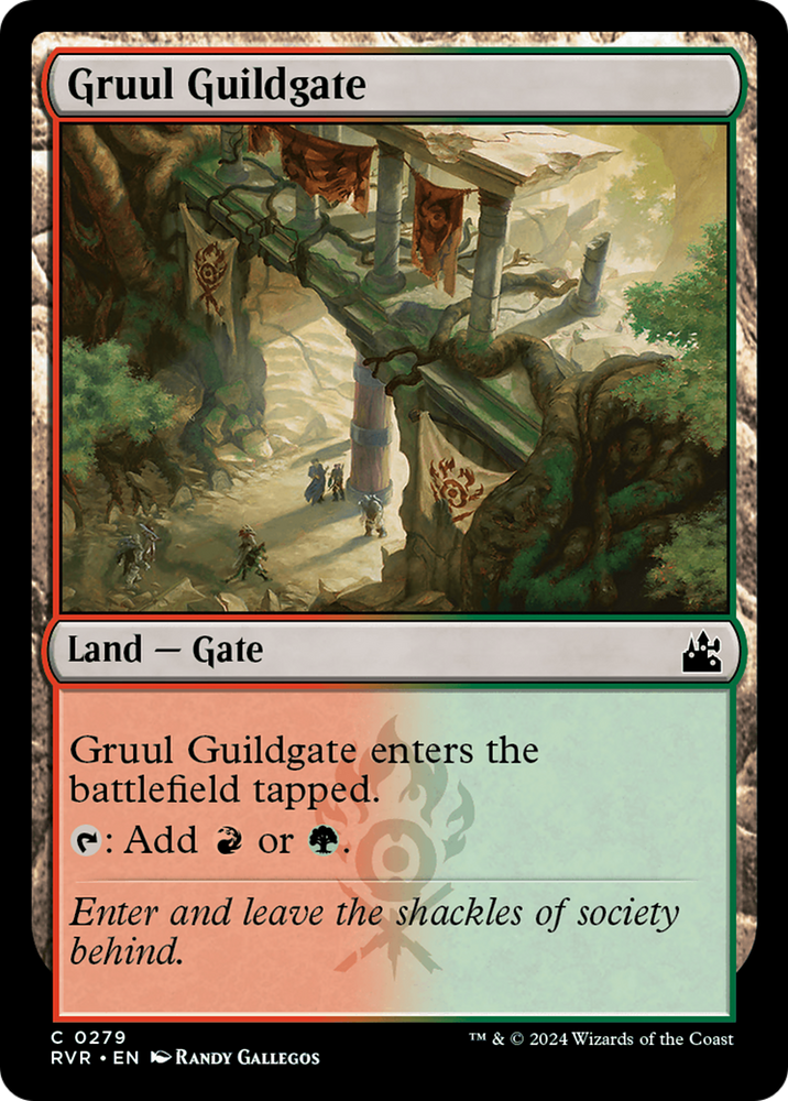 Gruul Guildgate [Ravnica Remastered] Magic: The Gathering