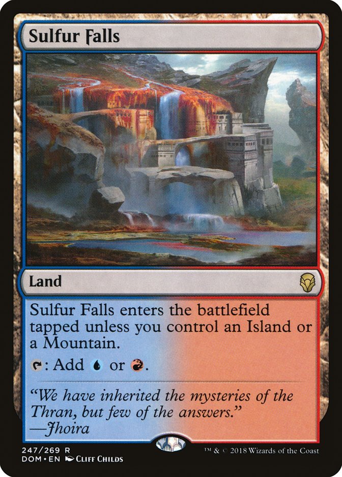 Sulfur Falls [Dominaria] Magic: The Gathering
