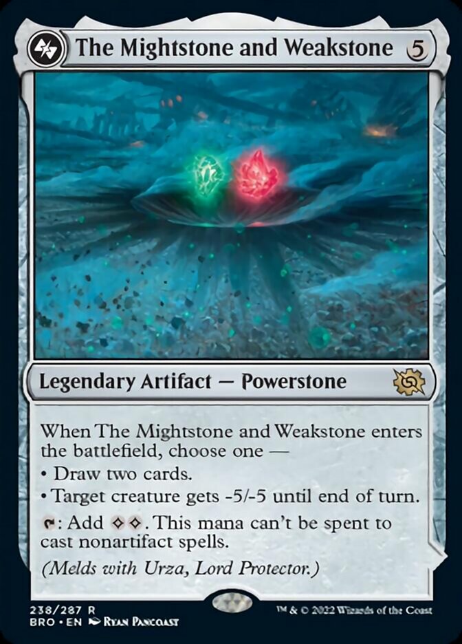 The Mightstone and Weakstone [The Brothers' War] Magic: The Gathering