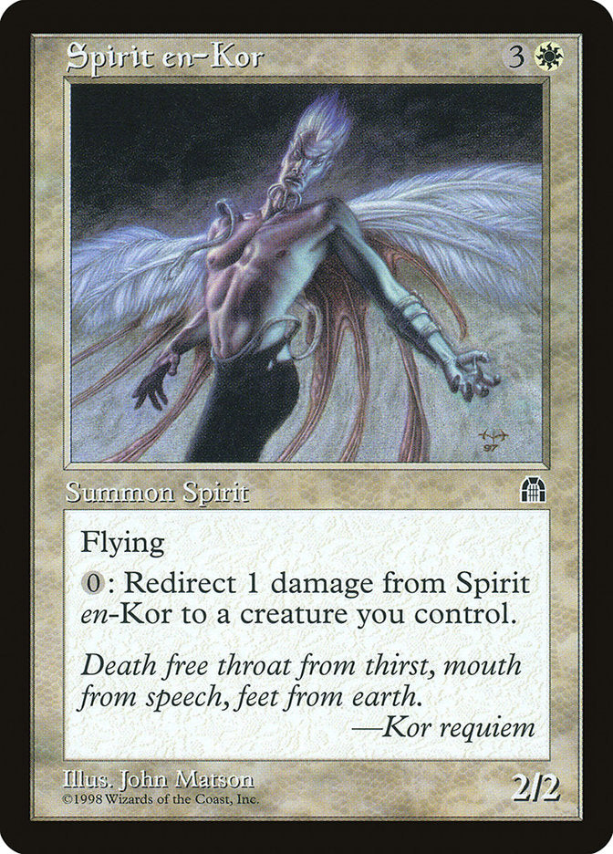Spirit en-Kor [Stronghold] Magic: The Gathering