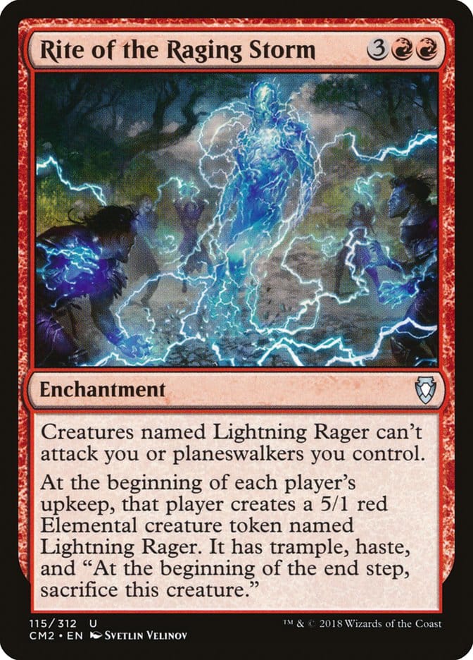Rite of the Raging Storm [Commander Anthology Volume II] Magic: The Gathering
