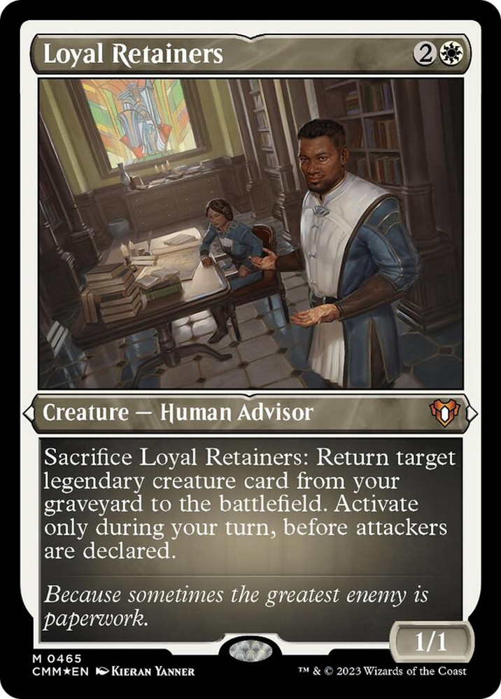 Loyal Retainers (Foil Etched) [Commander Masters] Magic: The Gathering