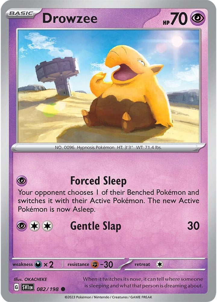 Drowzee (082/198) [Scarlet & Violet: Base Set] Pokémon