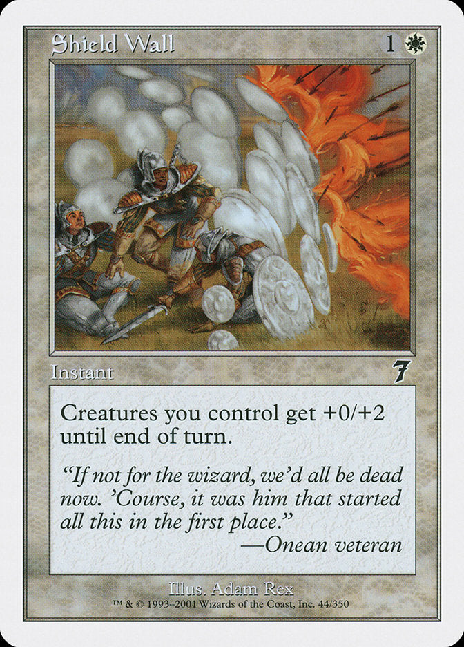 Shield Wall [Seventh Edition] Magic: The Gathering