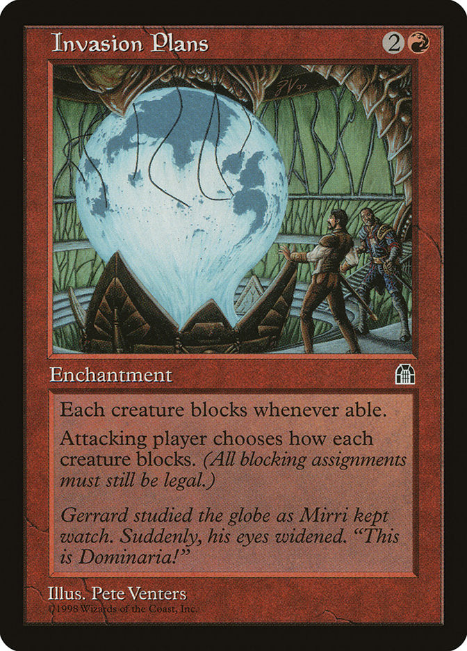 Invasion Plans [Stronghold] Magic: The Gathering