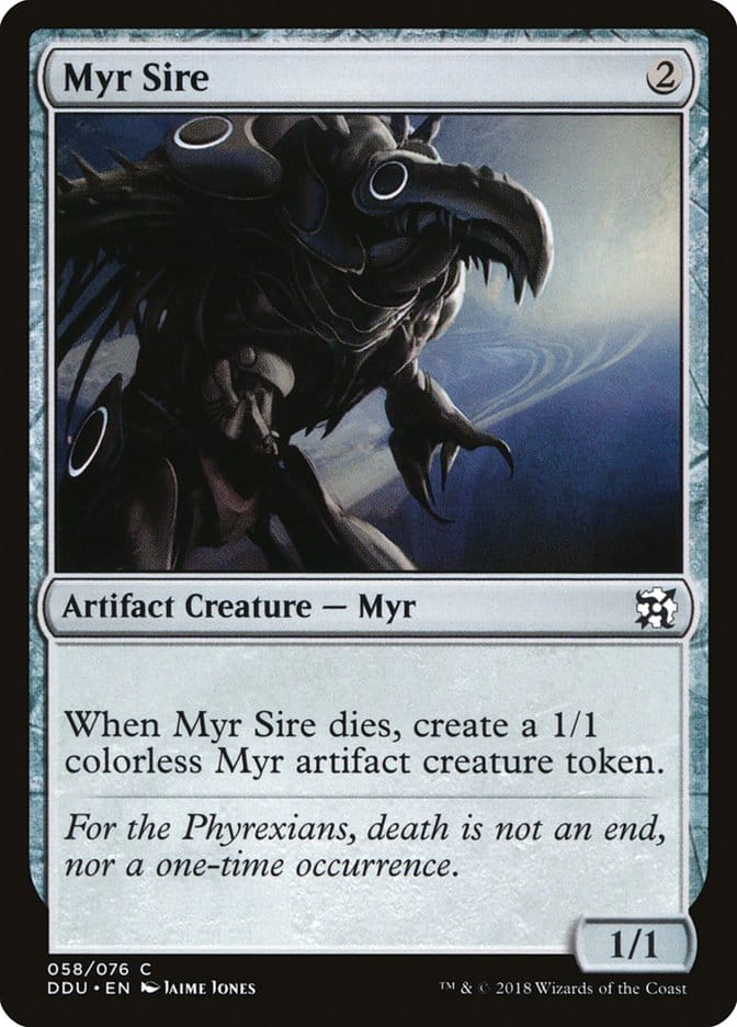 Myr Sire [Duel Decks: Elves vs. Inventors] Magic: The Gathering